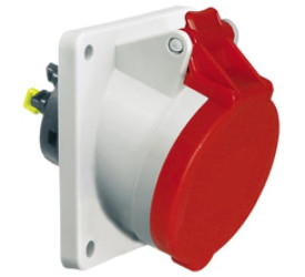 Gniazdo tablicowe Quick-Connect skośne 16A 4p 400V 6h IP44 12753