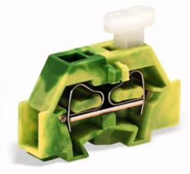 Złączka 2-przewodowa 2,5mm2 żółto-zielona z mocowaniem śrubowym 261-307/331-000 /50szt./