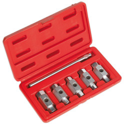 Sealey AK659 Oil Drain Plug Key Set 6pc Double End
