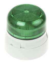 Sygnalizator 12 V DC, 24 V DC Migające Zielony Montaż powierzchniowy Ksenon