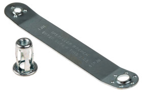 Wkładka gwintowana M5 Stalowe grubość 18.19mm średnica kołnierza 13.49mm średnica otworu 10.16mm RS PRO