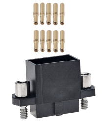 Gniazdo PCB 10 -pinowe 2 -rzędowe raster: 2mm typu płytka – płytka Kątowe Montaż na kablu