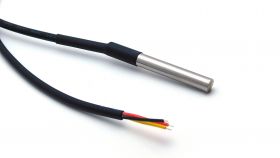 QT18B20 - wodoodporny czujnik temperatury zgodny z DS18B20 - interfejs OneWire, 1m