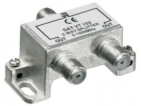 Rozdzielacz do szerokopasmowych instalacji kablowych, 2 wyjścia