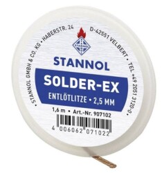 Taśma rozlutowująca plecionka 2,5mm Stannol Solder-Ex