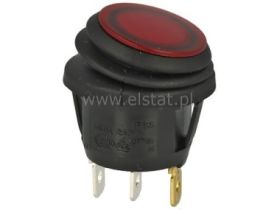 Przeł. hermet. stab.ON-OFF okr. 1-tor neon 230V