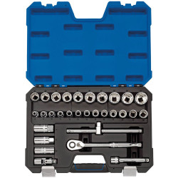 Draper Expert 16466 1/2&quot; Sq. Dr. Metric Socket Set (30 Piece)