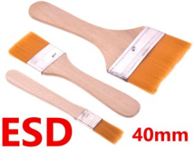 Pędzel antystatyczny ESD drewniany 40mm 155mm czyszczenie elektroniki