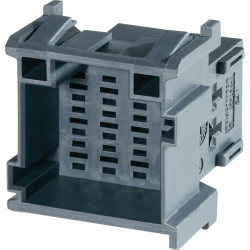 TE 1-967629-3 Faston Tab Housing 2.8mm &amp; Secondary Locking Device 3 x 6P Green