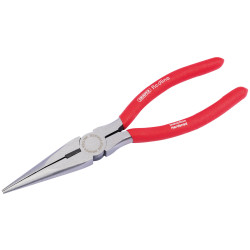 Draper Redline 68238 200mm PVC Dipped Handle Long Nose Pliers