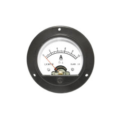 Amperomierz 10A okrągły+bocznik
