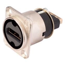 Neutrik NAHDMI-W HDMI Feedthrough Adaptor D Shape Housing