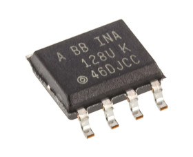 Wzmacniacz pomiarowy SOIC Texas Instruments Podwójne, 1.3MHz