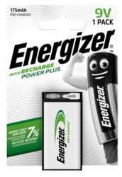 OUTLET akumulatorek Energizer 6F22 9V Ni-MH 175mAh 8,4V