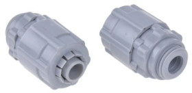 Złącze proste, Nylon 66 10mm IP55 gwint M12 RS PRO