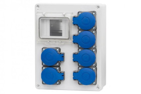 Rozdzielnica R-240 4M - gniazda 6x230V /4 moduły/