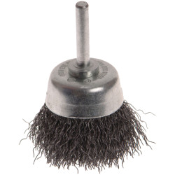 Faithfull 31050061300 Wire Brush Shaft Mounted 50mm x 20mm, 0.30mm Wire