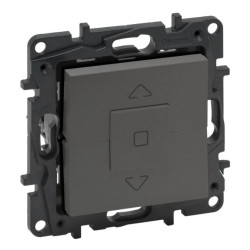 Niloe Step Łącznik sterowania roletami 3-pozycyjny - góra, stop, dół 6 AX stalowy 863444