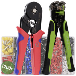 Quadrios 22T023 Zestaw końcówek rurkowych 22T023, z częściową izolacją , 1 zest.