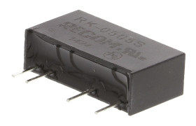 Przetwornica DC-DC, 1W, Uwe 4,5 → 5,5 V DC, Uwy 5V dc, Iwy 200mA, Recom Tak