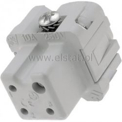 Złącze kwadratowe, żeńskie, CK/MK, PIN 4, 3+ PE, r