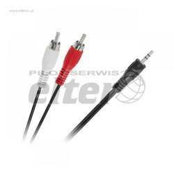 Kabel Jack AUX 3,5mm - 2xRCA cinch 15m standard