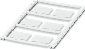 PC device marker, (L x W) 17.4 x 26.65 mm, white, sheet, 1073987