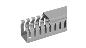 Kanał Grzebieniowy 25X40mm Szary Korytko Kablowe Z Pokrywą Neku / 2 M /