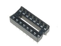 DIL16/5 Podstawka standard - raster 2.54 mm 16pin - cena za 5 sztuki