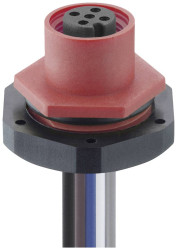 Lutronic 1220 04 T20CW103 0,5m Złącze czujnika/aktuatora do zabudowy M12 złącze żeńskie do wbudowania Ilość pinów: 4 1 s