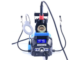 Stacja lutownicza WEP 939D+III 110W +uchwyty +lupa LCD