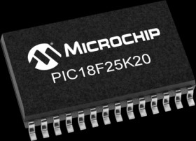 PIC Microcontroller, 8 bit, 64 MHz, SOIC-28, PIC18F25K20-I/SO