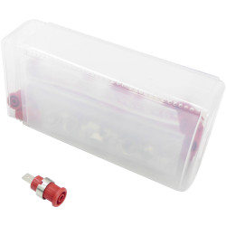 Schnepp 354 000058 Safety Jack Socket Red 24 pieces Safety Focus