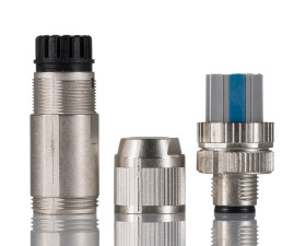 Złącze wielostykowe przemysłowe 5-pinowe M12 Montaż na kablu Gniazdo Phoenix Contact