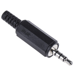 Złącze Jack 3,5 mm Męski Stereo Montaż na kablu 34 V AC/DC 1A