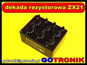 Dekada rezystorowa ZX21 od 0Ω do 99 999Ω