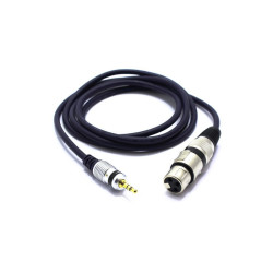 Kabel Jack 3,5m. Wt.-Gn. XLR 5m VITALCO wt.jack-gniazdo mikrofon.
