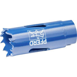 PFERD 25100220 Hole saw 20 mm HSS bimetal for tough breakthroughs