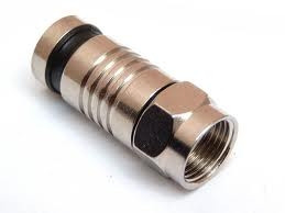 Wtyk F kompresowany na przewód koncentryczny RG6