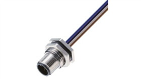 Złącze Panelowe M12 Żeńskie 5-Pinowe Dla Montażu Tylnego Rkh 5/0,5 M