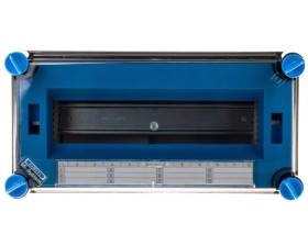 Skrzynka modułowa Mi, IP 65, wlk.1 - 1x12 modułów, z zaciskami Fixconnect Mi 1112 2000601