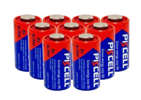 6V 4LR44 alkaline batteries - 4 pieces