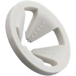 Wiska 10109800 ZER 4-12 Strain relief halogen-free pLastic Light grey