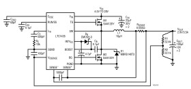 High Efficiency Low Noise Synchronous Step-Down Switching Regulator