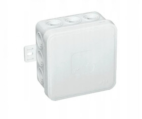 Puszka hermetyczna N/T IP54 75x75x39mm biała