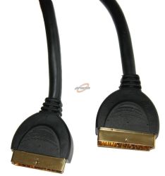 KABEL SCART 21 PIN 1.5m PODWÓJNY EKRAN