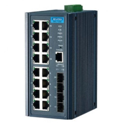 Zarządzalny switch z portami SFP - 16 portów Fast Ethernet, 4 porty SFP EKI-7720E-4F
