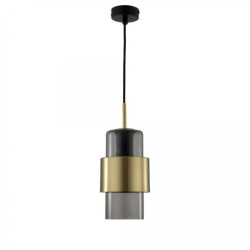 Lampa wisząca Miele dymna 1xE27 Light Prestige