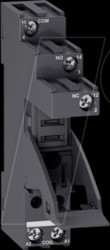 RGZE1S35M Base for RXG1, separate contact arrangement, 10 A, 250 V