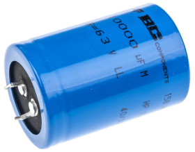 Kondensator 10000μF 63V dc Zatrzaskowy Vishay roztaw: 10mm 35 (Dia.) x 52mm